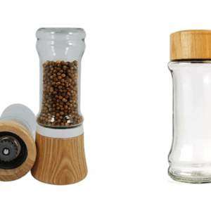 Moulin à poivre, sel et épices et recharge(s)